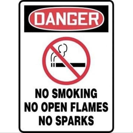 Accuform OSHA DANGER SAFETY SIGN NO SMOKING MTDX002XP MTDX002XP